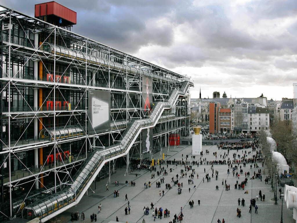 Trung tâm Georges Pompidou, Paris.