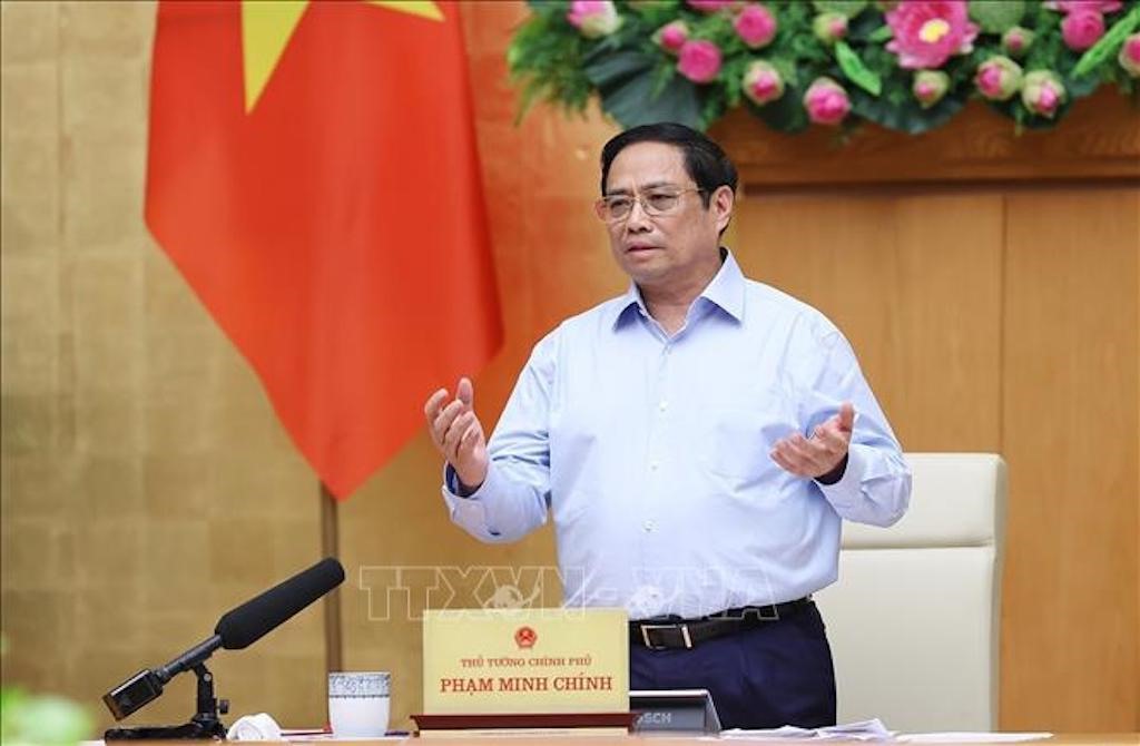 Thủ tướng Phạm Minh Chính kết luận Hội nghị Chính phủ với các địa phương.