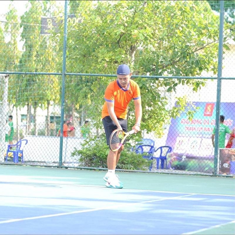 Tay vợt số 1 Quảng Trị Trần Nguyễn Phước gặt hái nhiều thành công trong các giải quần vợt hàng đầu trên toàn quốc -Ảnh: NVCC