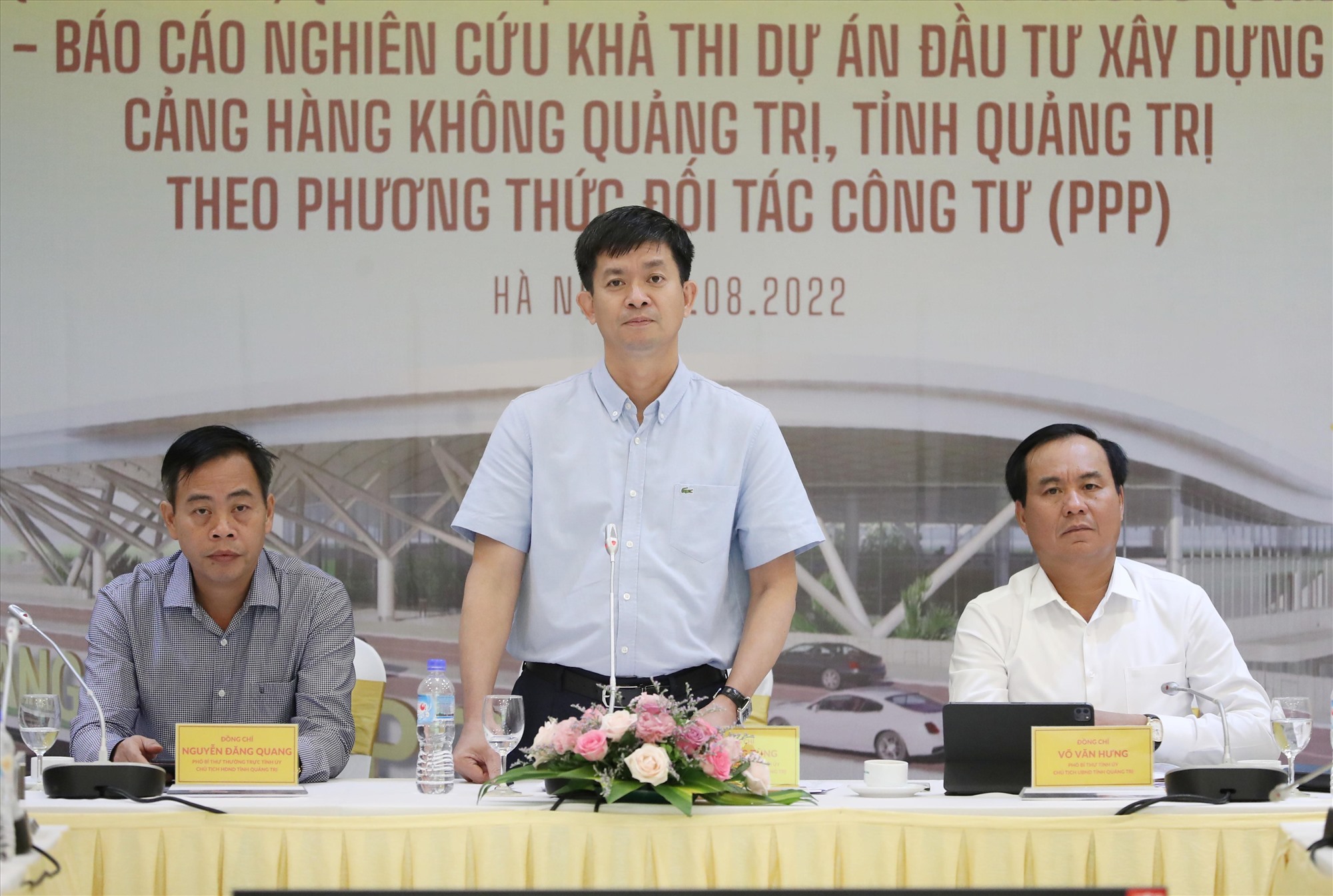 Ông Lê Quang Tùng, Uỷ viên Trung ương Đảng, Bí thư Tỉnh uỷ, Trưởng Đoàn ĐBQH tỉnh Quảng Trị phát biểu kết luận hội thảo