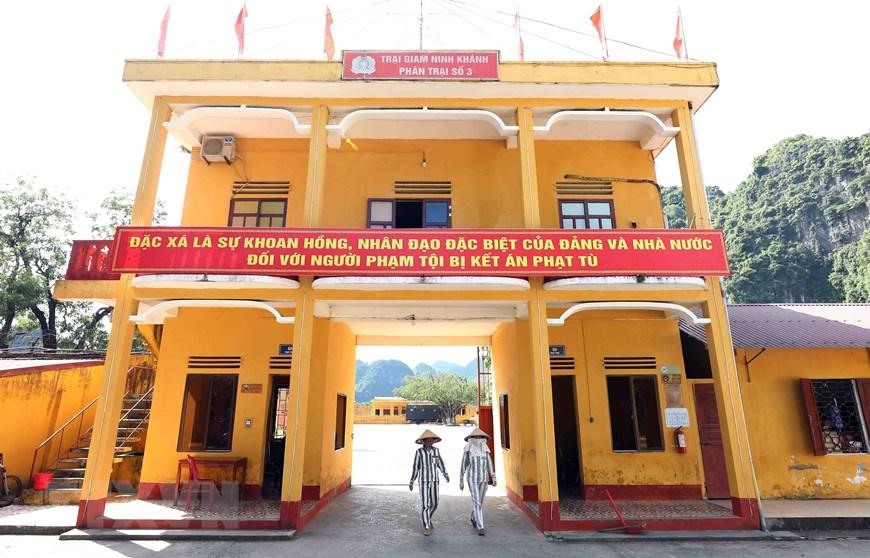 Trại giam Ninh Khánh có 92 phạm nhân được đề nghị đặc xá năm 2022. (Ảnh: TTXVN)