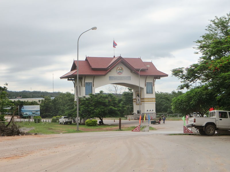 Khu vực Cửa khẩu Densavanh (Sê Pôn, Savannakhet, Lào) - Ảnh: PV