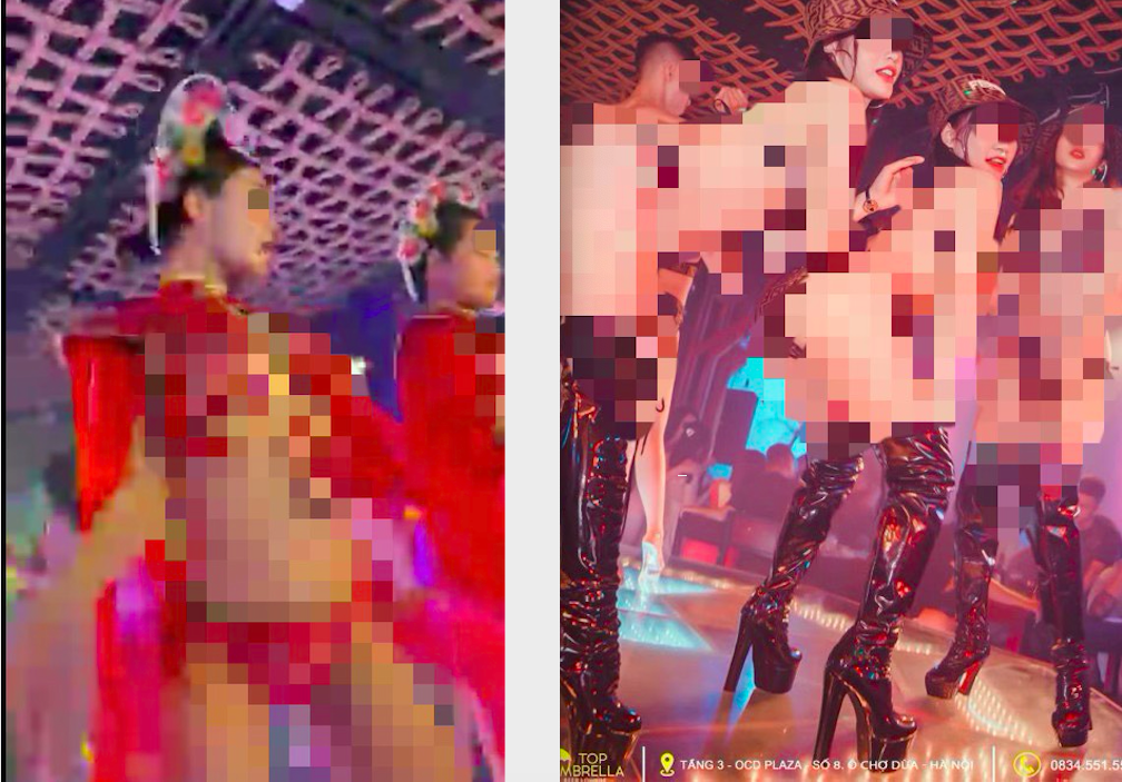 Sự “thác loạn” và những màn nhảy gợi dục của các vũ công dường như đã trở thành thứ “đặc sản” xấu xí của quán TOP.U Beer Lounge.