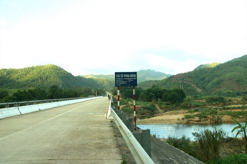 Sông Sê Băng Hiêng qua huyện Hướng Hóa là nơi trú ngụ của loài cá Dar - Ảnh: TL