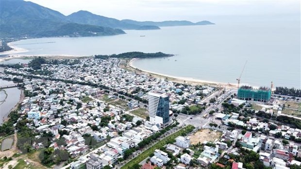Một góc quận Liên Chiểu (thành phố Đà Nẵng) - địa phương sẽ có bước chuyển mình mạnh mẽ sau khi dự án Cảng Liên Chiểu được triển khai. (Ảnh: Quốc Dũng/TTXVN)