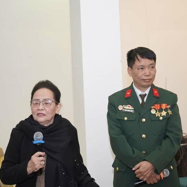 Bà Phạm Kiều Phượng và Đại tá Đặng Vương Hưng. (Ảnh: NVCC)