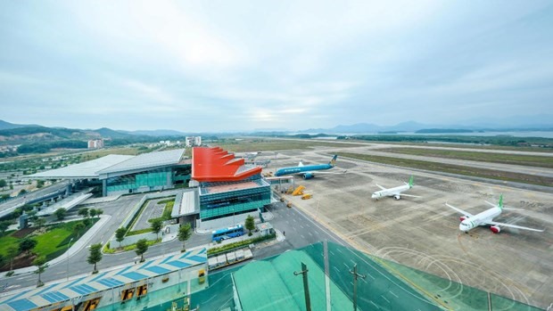 Sân bay Vân Đồn là sân bay tư nhân đầu tiên do Tập đoàn Sun Group làm nhà đầu tư. (Ảnh: CTV/Vietnam+)