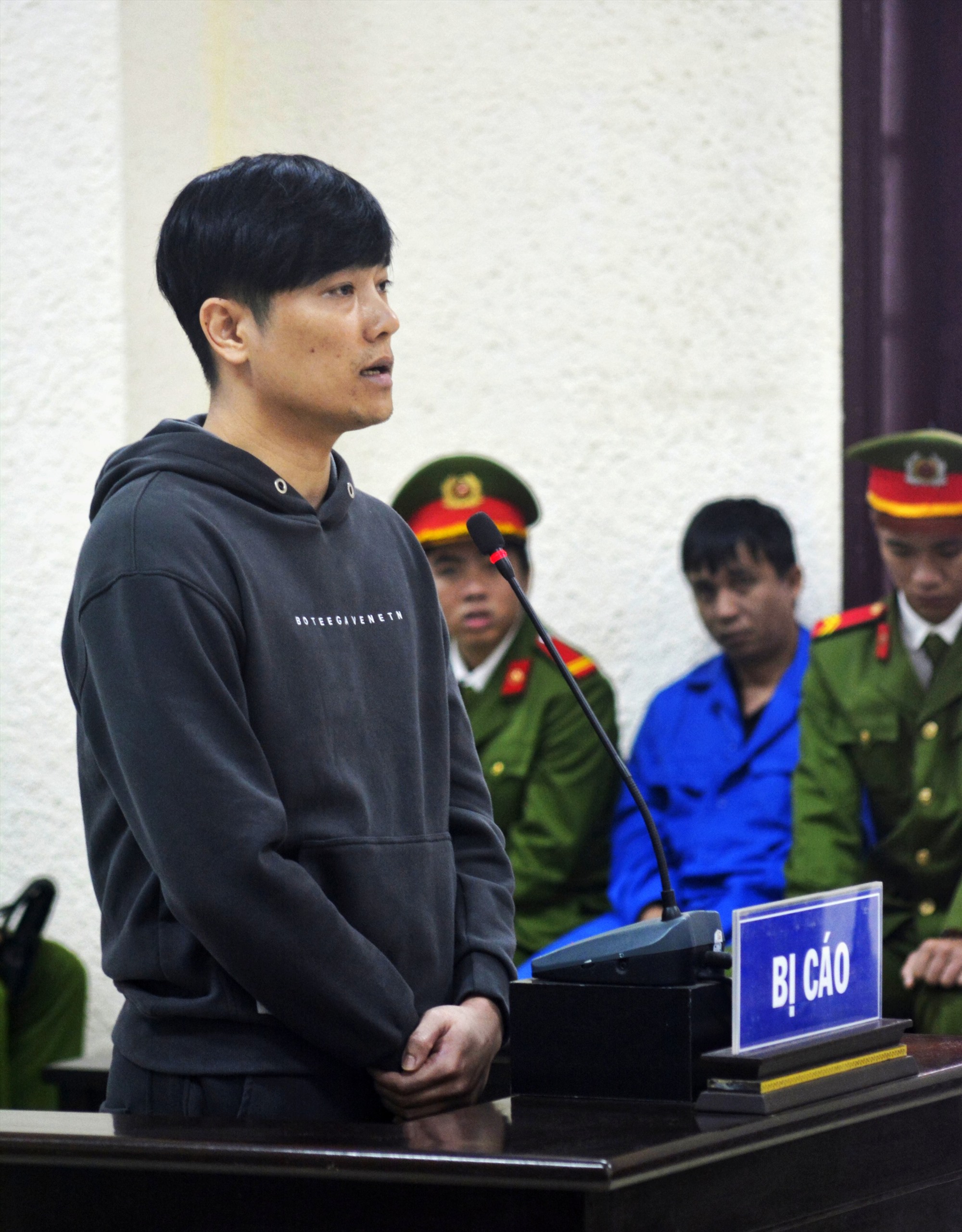 Bị cáo Nguyễn Bá Dương tại phiên tòa - Ảnh: B.H