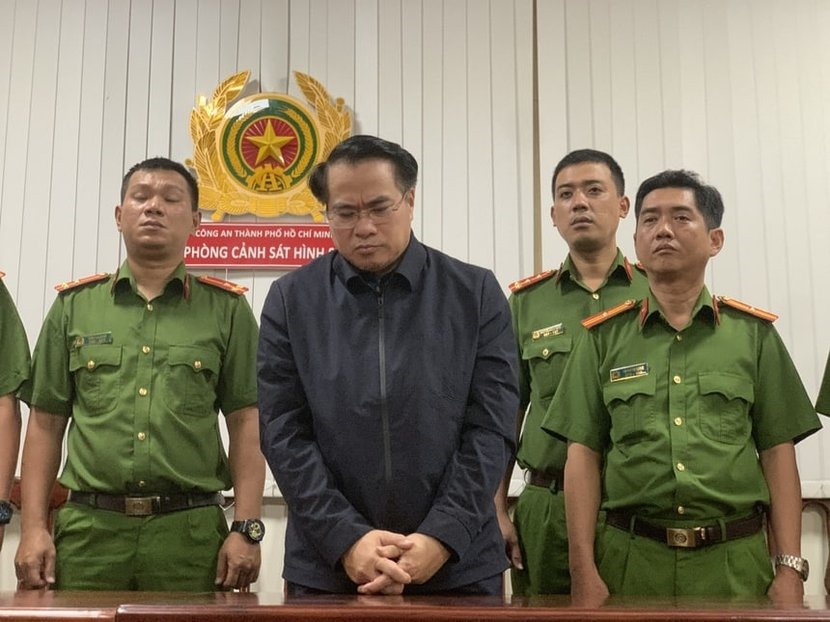 Cục trưởng Đặng Việt Hà bị khởi tố, bắt tạm giam hôm 12/1. Ảnh: Công an cung cấp.