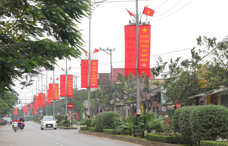Bộ mặt đô thị huyện Gio Linh ngày càng khởi sắc -Ảnh: M.Đ