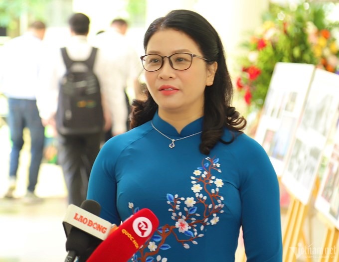 GS. Nguyễn Thị Lan, Giám đốc Học viện Nông nghiệp Việt Nam tại  Hội nghị khoa học Chăn nuôi - Thú y toàn quốc lần thứ 5