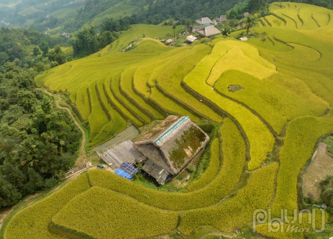 Xà Phìn là thôn vùng cao của xã Phương Tiến, nằm dưới chân dãy Tây Côn Lĩnh có độ cao trên 1.000 m so với mực nước biển, khí hậu ôn hòa, quanh năm mát mẻ. Thôn có 100% đồng bào Dao sinh sống. Cảnh sắc nơi đây mỗi mùa mang vẻ đẹp riêng, nhưng đẹp nhất là mùa lúa chín khoảng cuối tháng 9 đầu tháng 10 hàng năm.