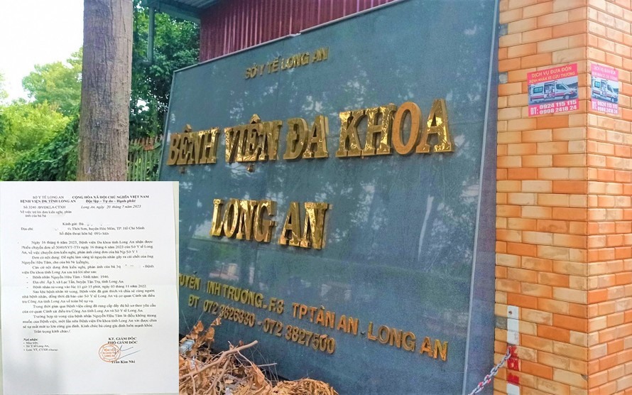 Bệnh viện đa khoa tỉnh Long An.