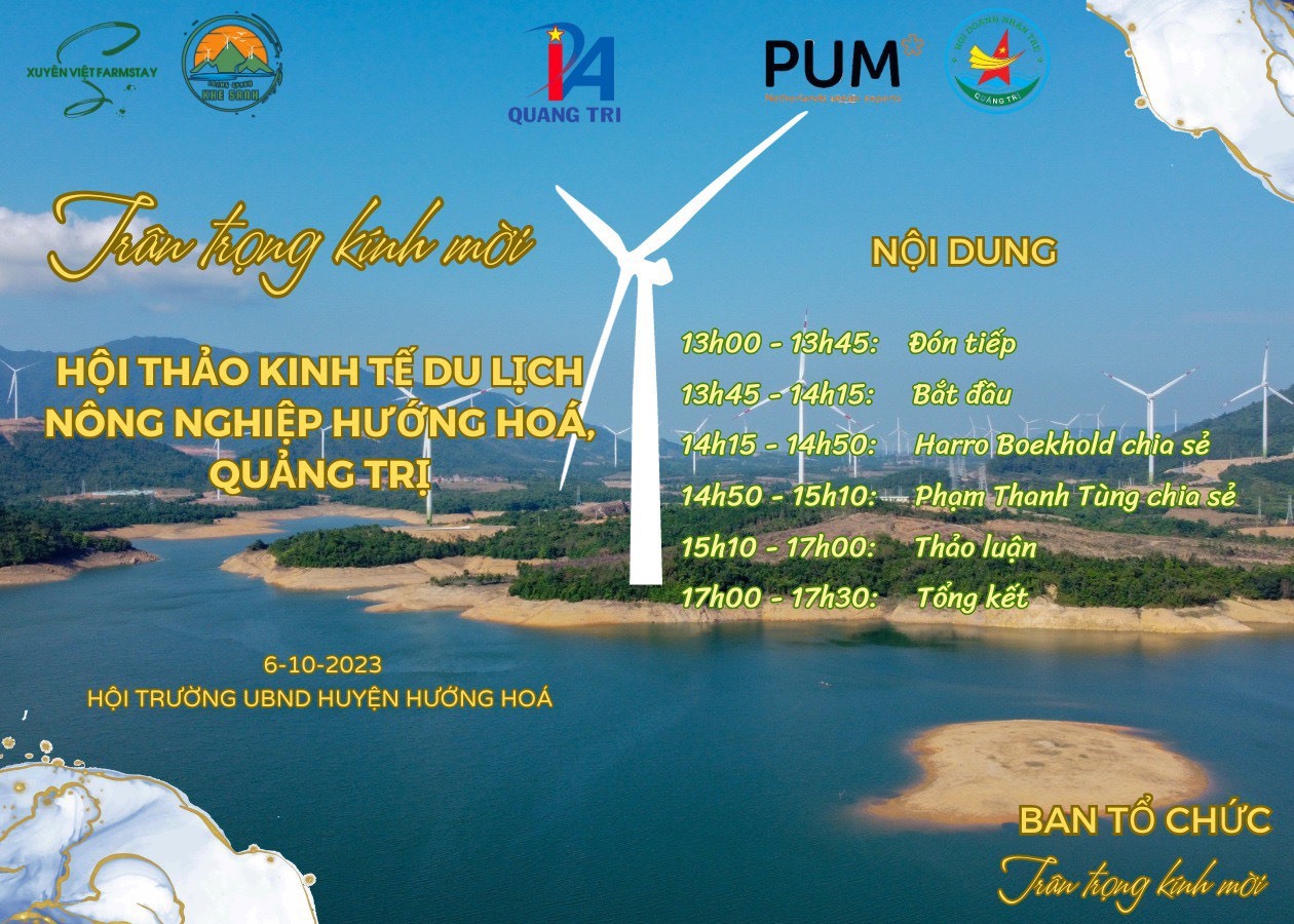 Hộ thảo du lịch nông nghiệp sẽ được tổ chức tại thị trấn Khe Sanh (Hướng Hóa, Quảng Trị)