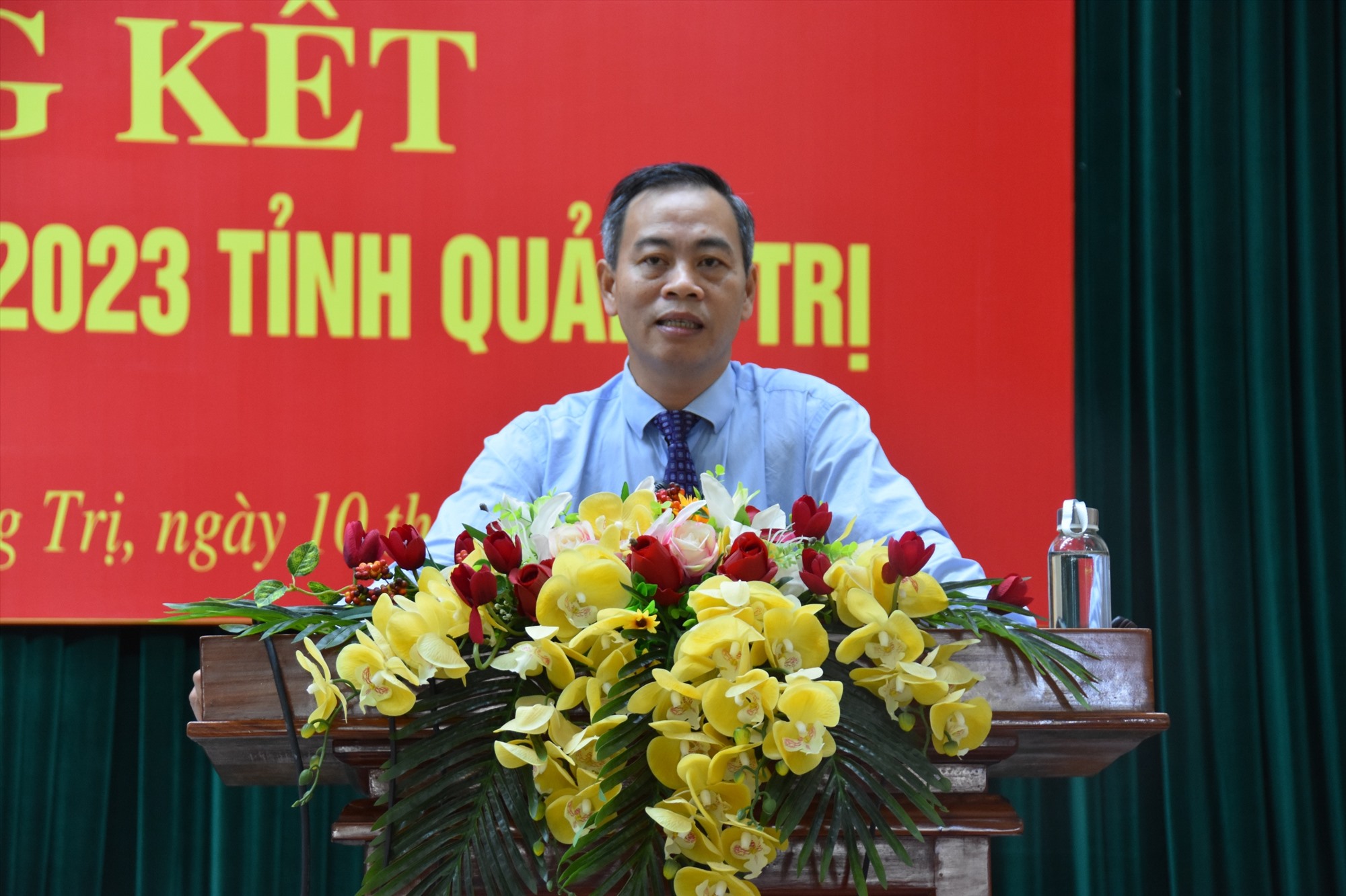 Phó Bí thư Thường trực Tỉnh ủy, Chủ tịch HĐND tỉnh Nguyễn Đăng Quang phát biểu tại buổi lễ - Ảnh: ĐV
