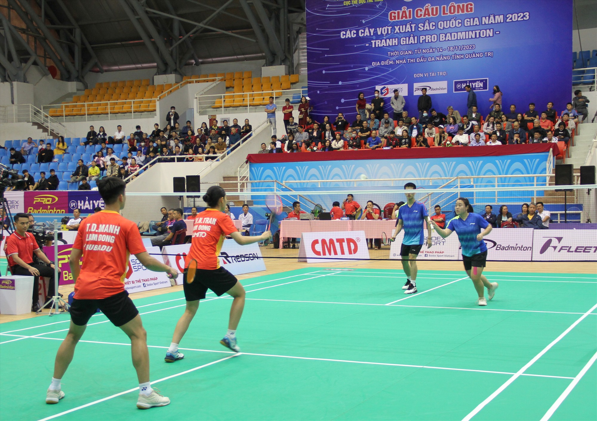 Giải Cầu lông các cây vợt xuất sắc quốc gia năm 2023 quy tụ những ngôi sao cầu lông hàng đầu Việt Nam - Ảnh: M.Đ