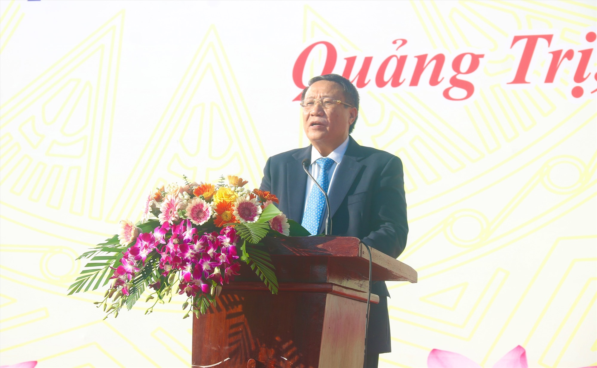 Phó Chủ tịch Thường trực UBND tỉnh Hà Sỹ Đồng phát biểu tại buổi lễ - Ảnh: NB