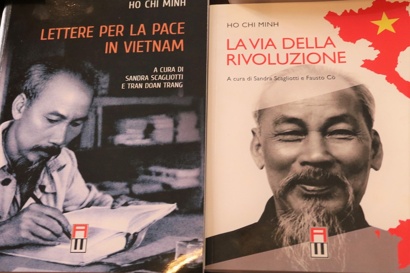 Các tác phẩm “Hồ Chí Minh với những bức thư mong muốn hòa bình cho Việt Nam”, “Đường kách mệnh” được dịch sang tiếng Italy.