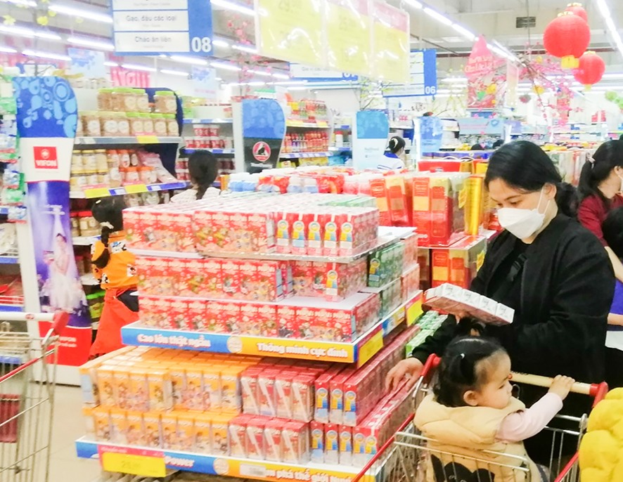 Hàng Việt Nam được nhiều người tiêu dùng lựa chọn khi đi mua sắm - Ảnh: T.L