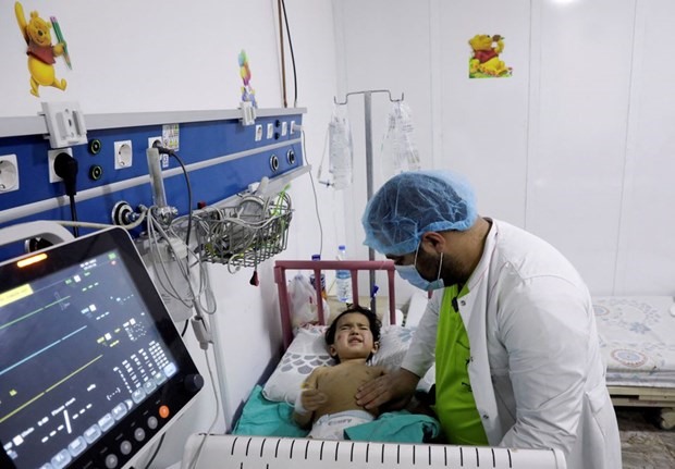 Haidar ở lại bệnh viện để chăm sóc đặc biệt bởi một bên chân đã bị cắt cụt. (Nguồn: Reuters)