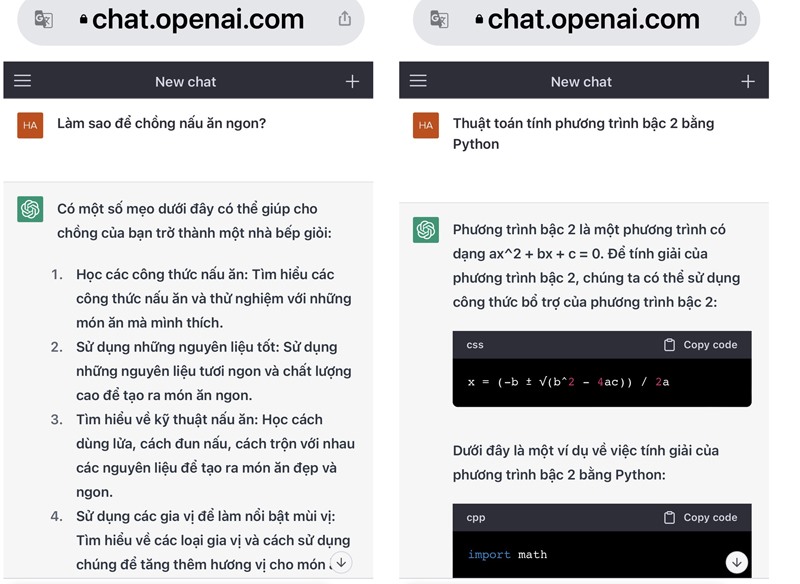 Trải nghiệm thú vị của người dùng ChatGPT tại Quảng Trị -Ảnh: TÚ LINH
