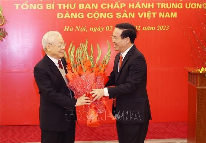 Tổng Bí thư Nguyễn Phú Trọng phát biểu tại buổi lễ.