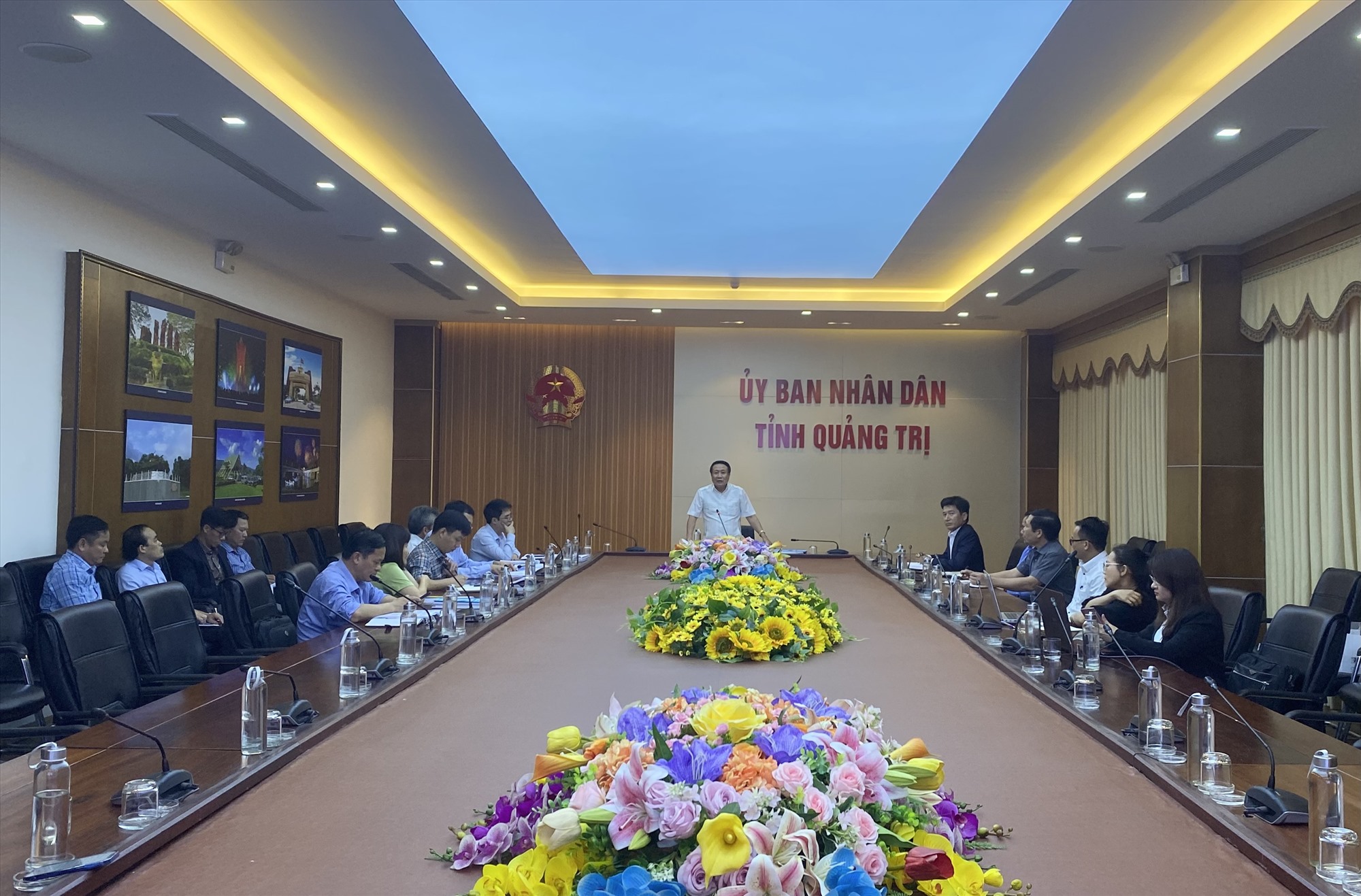 Phó Chủ tịch Thường trực UBND tỉnh Hà Sỹ Đồng yêu cầu Công ty Phương Thảo phối hợp với các ngành, đơn vị đẩy nhanh tiến độ dự án - Ảnh: N.B