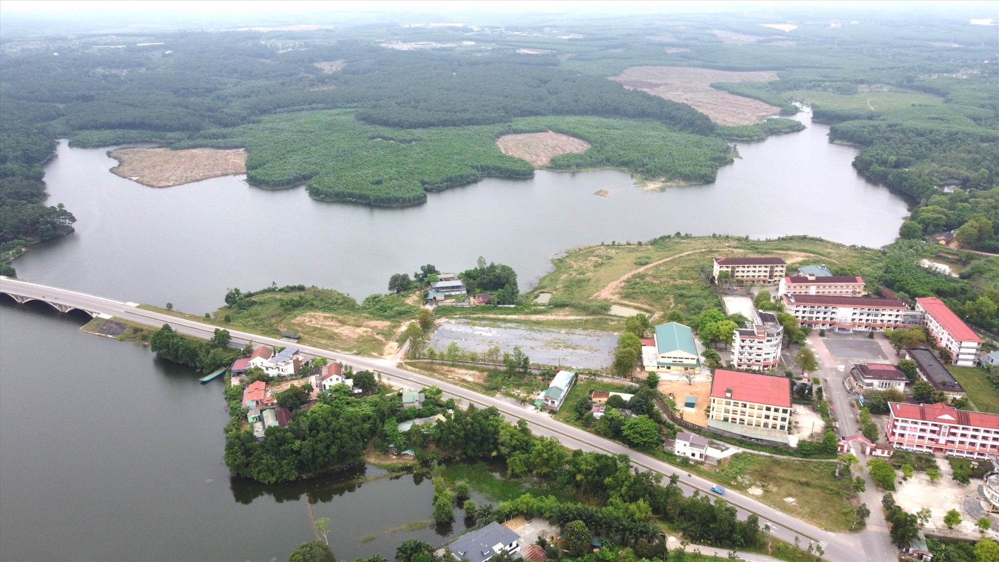 Quy hoạch phân khu Khu du lịch nghỉ dưỡng sinh thái hồ Khe Mây, Phường 3, thành phố Đông Hà bị đề nghị huỷ bỏ - Ảnh: V.P