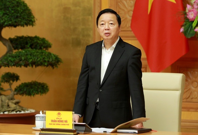 Phó Thủ tướng Trần Hồng Hà: Chỉ tiêu giải ngân vốn đầu tư công là nhiệm vụ chính trị, là tiêu chí đánh giá năng lực, kỷ luật, kỷ cương, trách nhiệm của các bộ, ngành, địa phương - Ảnh: VGP/Minh Khôi