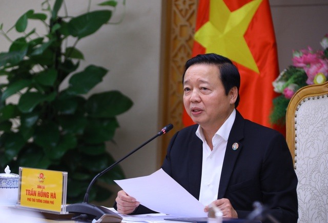 Phó Thủ tướng Trần Hồng Hà: Kinh tế số có vai trò quan trọng trong dẫn dắt phát triển xanh, bền vững, mang lại hiệu quả kinh tế giúp giảm áp lực lên tài nguyên, môi trường - Ảnh: VGP