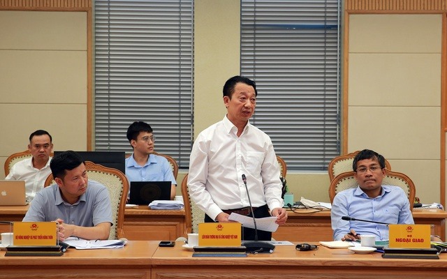 Ông Nguyễn Quang Vinh, Phó Chủ tịch VCCI khẳng định tăng trưởng xanh là yêu cầu bắt buộc và trở thành cuộc đua ngày càng gay gắt trên toàn cầu - Ảnh: VGP