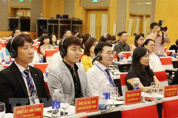 Các đại biểu quốc tế tham dự Hội nghị. (Ảnh: Tiên Minh/TTXVN)