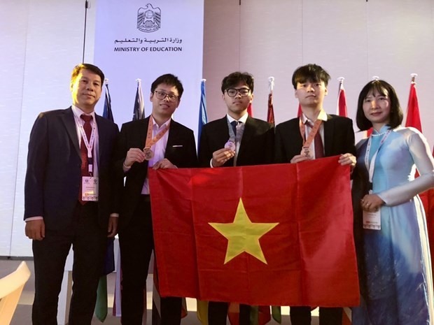 Đoàn Việt Nam dự thi Olympic Sinh học quốc tế năm 2023.