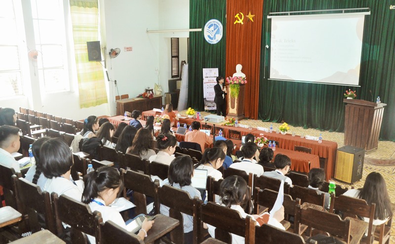 QTMUN 2023 có sự góp mặt của nhiều học sinh THCS trên địa bàn - Ảnh: T.L