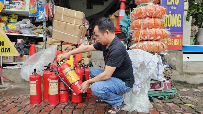 Nhiều thiết bị phòng cháy chữa cháy bán trên thị trường sẽ được rà soát về nguồn gốc, chất lượng...