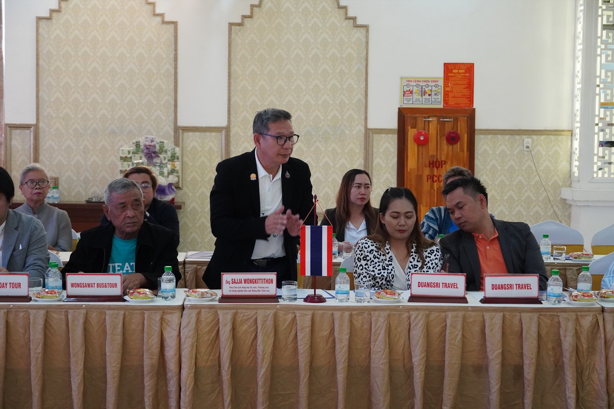 Đoàn đại biểu các tỉnh vùng Đông Bắc Thái Lan dự hội thảo - Ảnh: ĐV