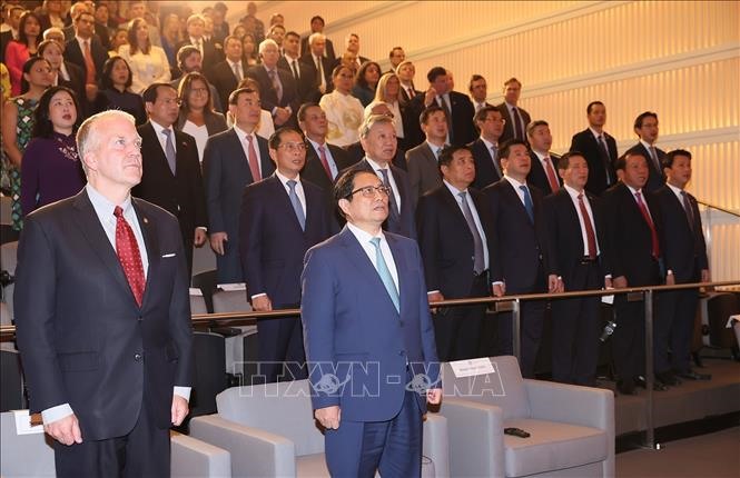 Thủ tướng Phạm Minh Chính dự Lễ chào mừng quan hệ Đối tác Chiến lược toàn diện Việt Nam - Hoa Kỳ