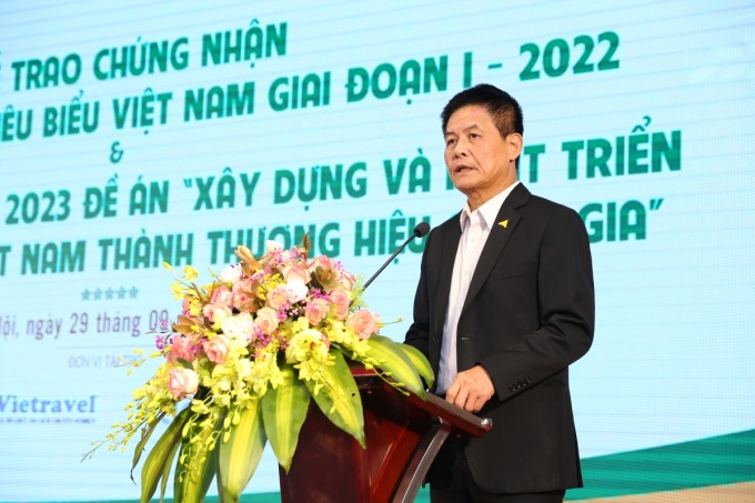 Ông Nguyễn Quốc Kỳ, Chủ tịch VCCA phát biểu tại buổi lễ