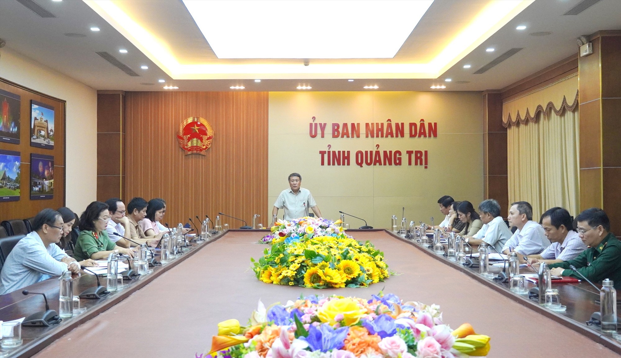 Phó Chủ tịch Thường trực UBND tỉnh Hà Sỹ Đồng kết luận cuộc họp - Ảnh: Tiến Nhất