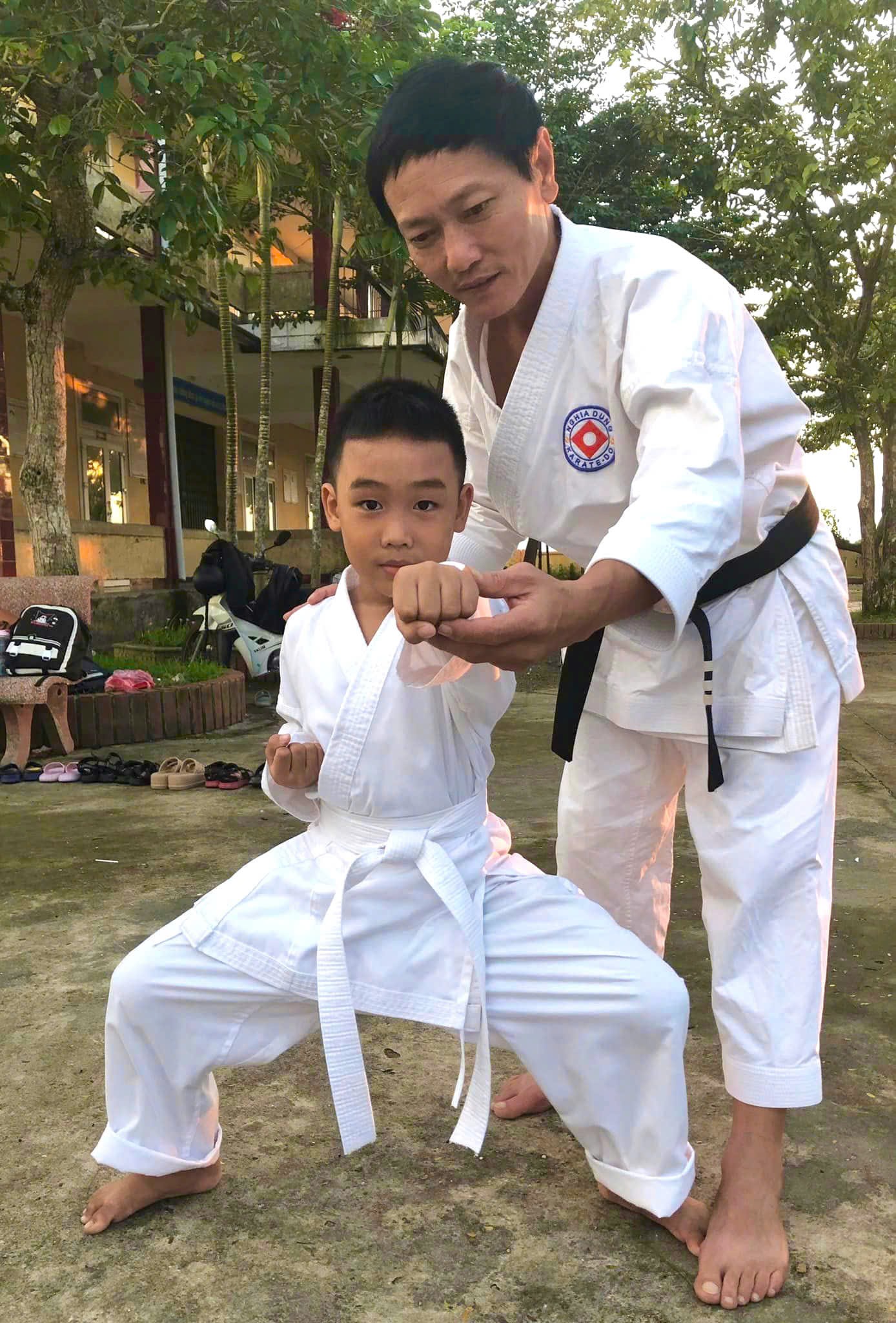 Anh Trần Quang Vinh có nhiều đóng góp tích cực cho Karate-Do Quảng Trị và thể thao phong trào của tỉnh - Ảnh: D.C