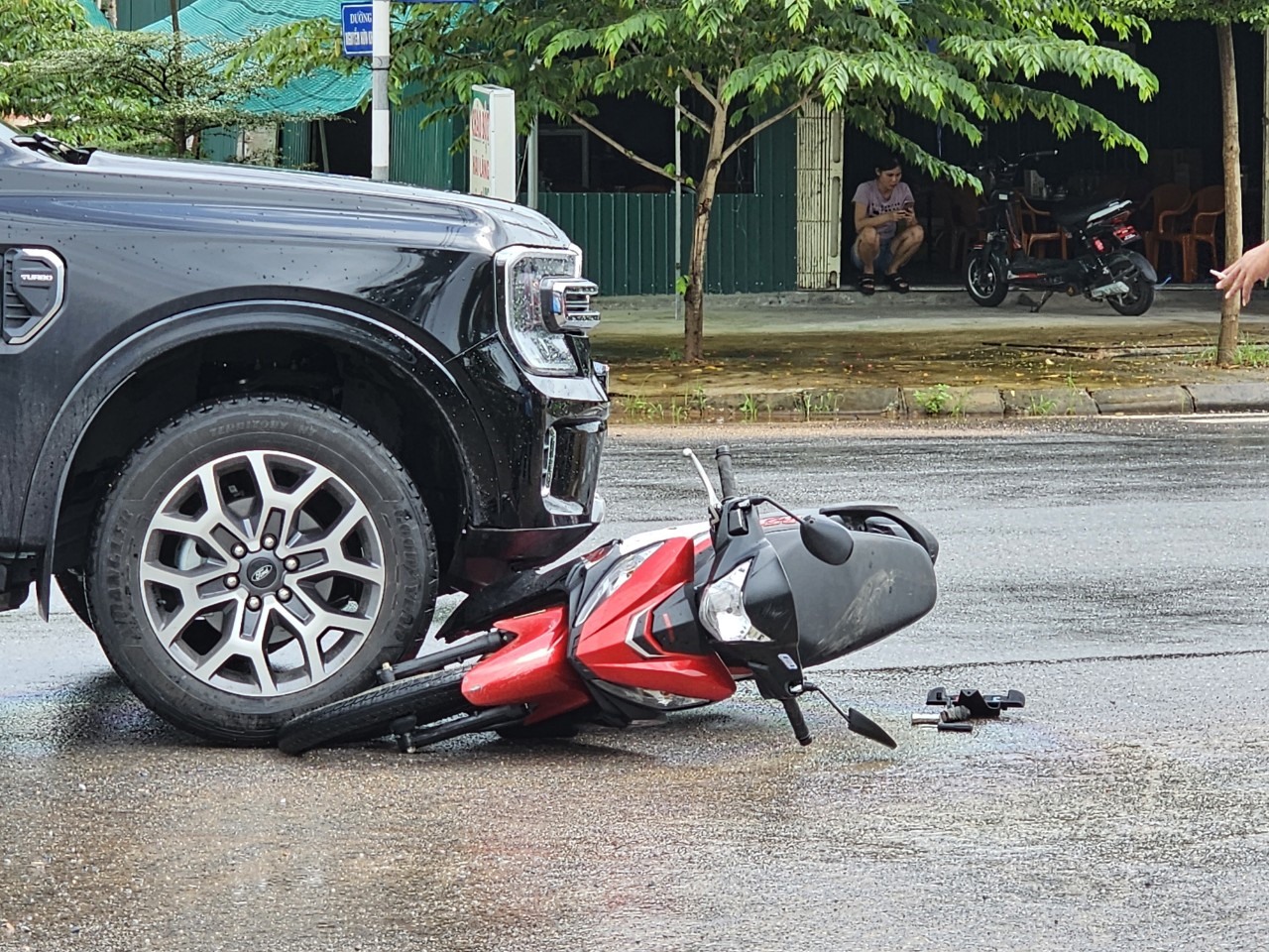 Một vụ tai nạn tại ngã tư nút giao đường Lê Lợi - đường Đại Cồ Việt - đường Nguyễn Hữu Khiếu, TP. Đông Hà (do không có tín hiệu đèn giao thông) - Ảnh PV