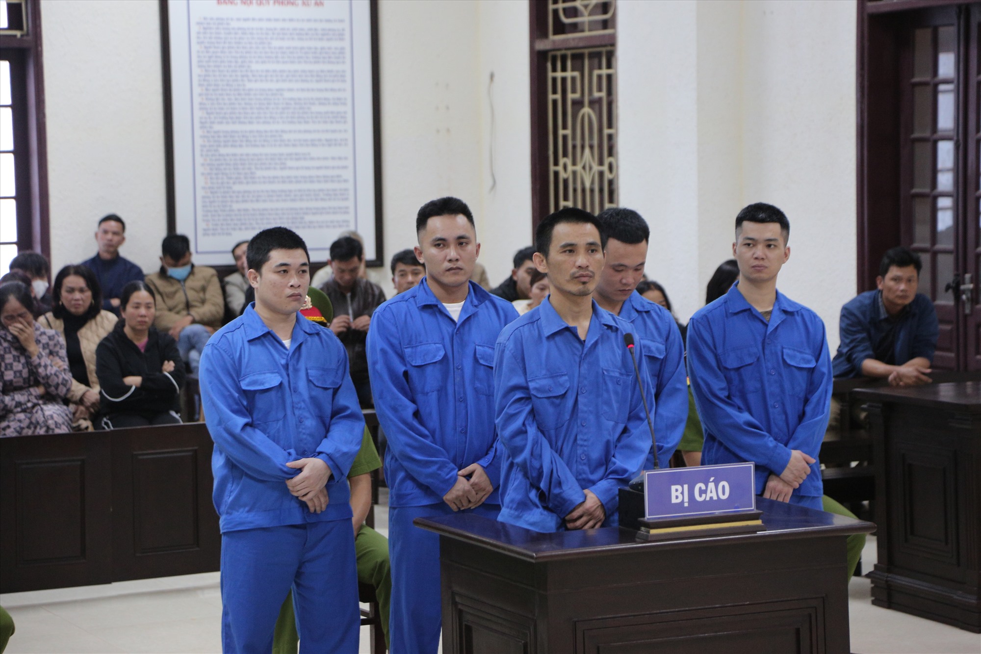 Các bị cáo trong vụ án - Ảnh: Lê Minh