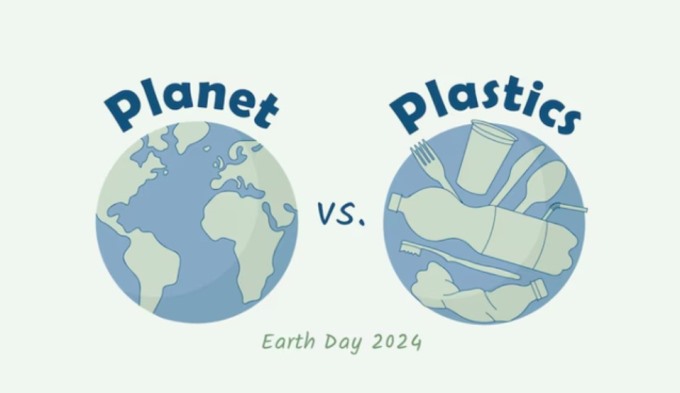 Chủ đề của Ngày Trái đất 2024 là “Hành tinh và Nhựa“. (Ảnh: Freepik)