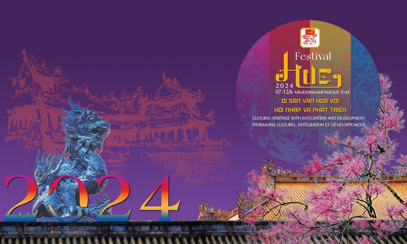 Poster Tuần lễ Festival Huế 2024. Ảnh: BTC