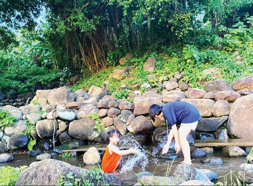 Hệ thống giếng cổ Gio An với nguồn nước mát, trong lành là điểm khám phá hấp dẫn