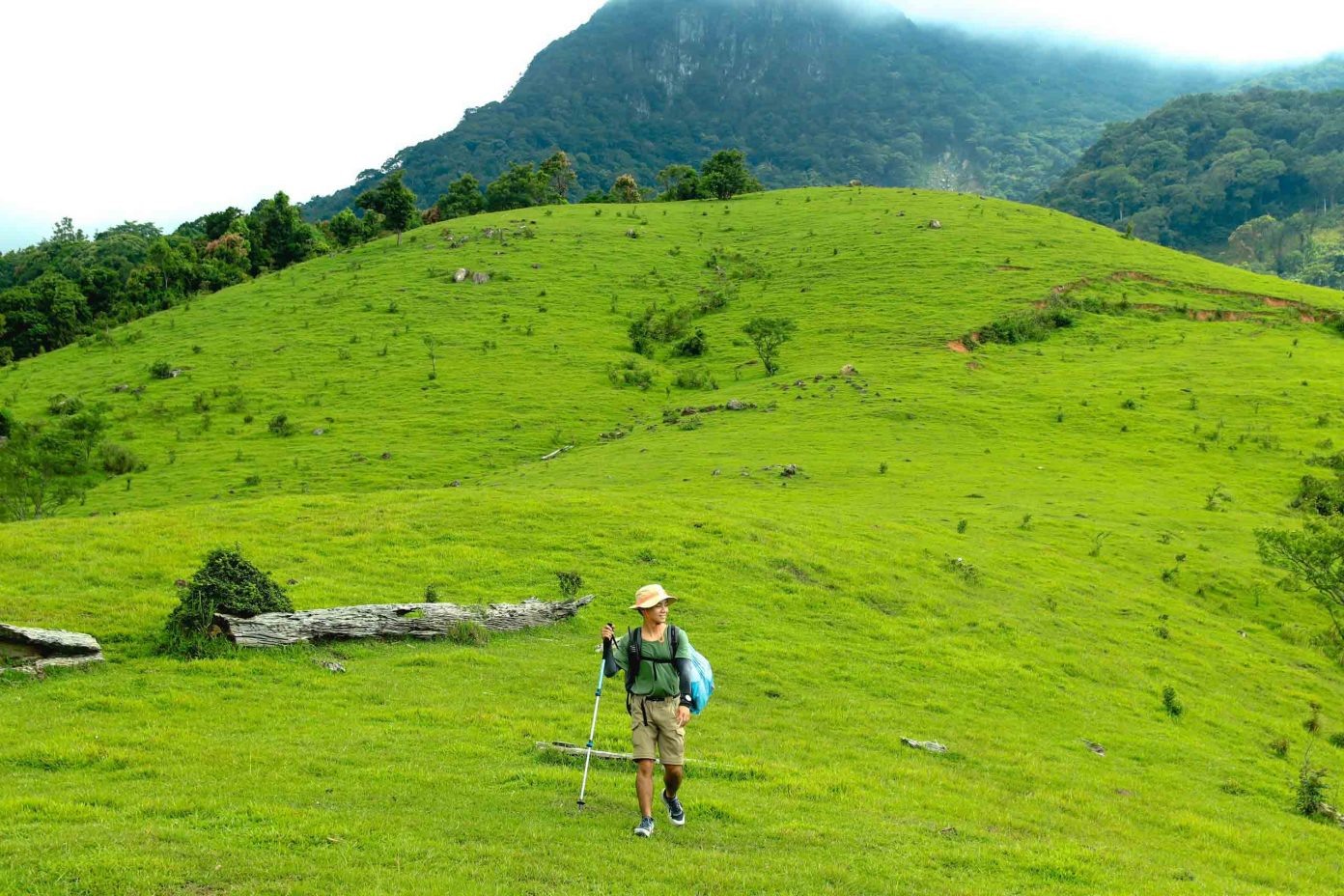 Theo chia sẻ của anh Trường Sinh, du khách nên trải nghiệm hai ngày một đêm tại đồi cỏ Xa Reng để cắm trại đêm và tắm thác Ra Ly gần đó. Ảnh: Trường Sinh/Khe Sanh Discovery