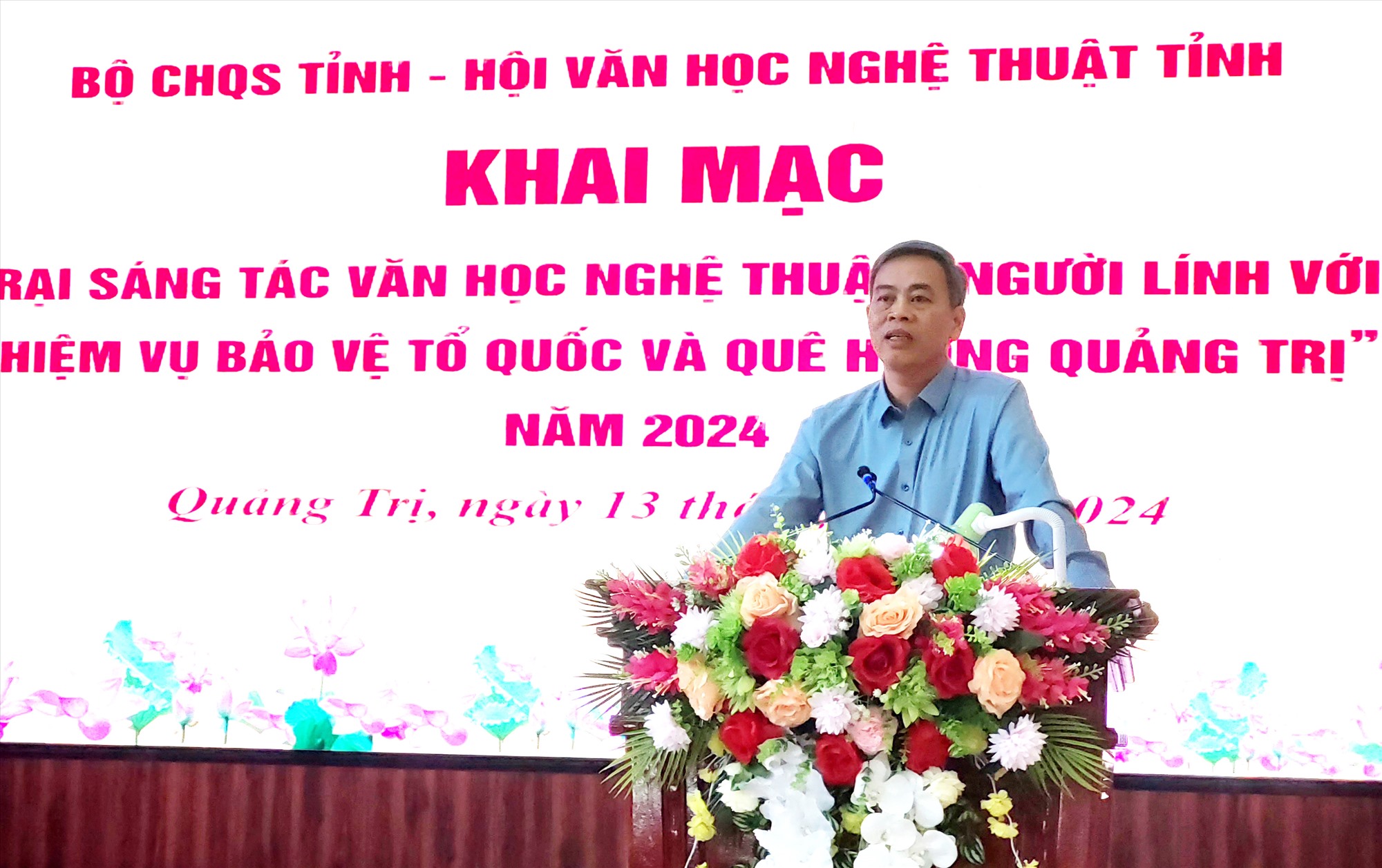 Phó Bí thư Thường trực Tỉnh ủy, Chủ tịch HĐND tỉnh Nguyễn Đăng Quang phát biểu tại buổi lễ - Ảnh: N.T.H