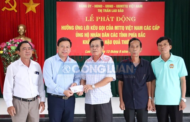 Các tổ chức, cá nhân, cơ quan, đơn vị, mạnh thường quân, nhà hảo tâm, công ty, doanh nghiệp, cán bộ và bà con nhân dân trên địa bàn thị trấn, với tấm lòng hảo tâm, với tinh thần “Tương thân tương ái”