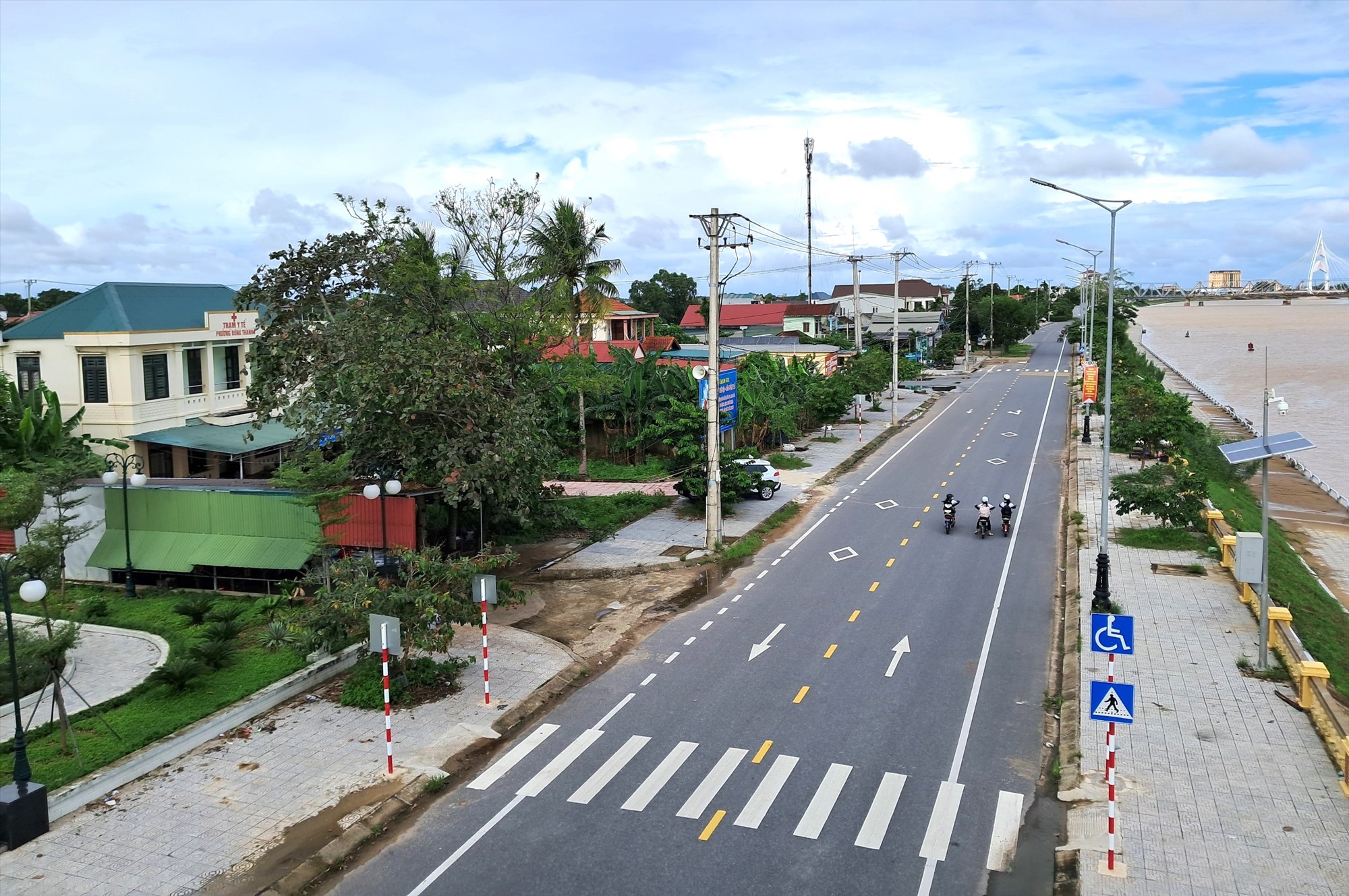 Đường Hoàng Diệu đoạn qua phường Đông Thanh, TP. Đông Hà - Ảnh: V.H