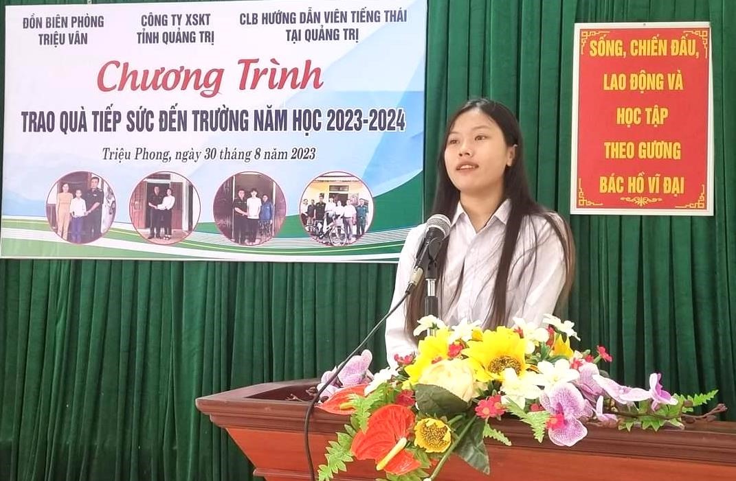 Trần Thị Hoài là tấm gương sáng về tinh thần hiếu học và nỗ lực vượt qua khó khăn để vươn lên trong cuộc sống và học tập. Ảnh: Xuân Thế